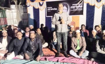 ডুমুরিয়ায় গজেন্দ্রপুর বেগম জিয়ার রুহের মাগফিরাত কামনায় কোরআন খতম ও দোয়া মাহফিল