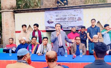 পাইকগাছার গদাইপুরের বিএনপি নেতা মাসুদ পারভেজের শোকসভা অনুষ্ঠিত