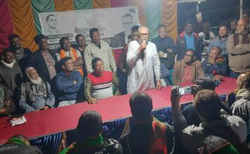 পারুলিয়ার ২ ও ৩ নং ওয়ার্ডের উদ্যোগে ধানের শীষের প্রার্থী আব্দুর রউফের নির্বাচনী পথসভা