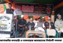 আশাশুনির বলাবাড়ি ও নাকতাড়ায় জামায়াতের নির্বাচনী পথসভা