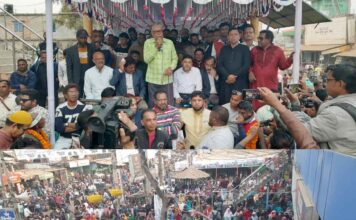 বেহেস্তের প্রলোভন ও ভয়-ভীতিতে ধানের শীষের গণজোয়ার ঠেকাতে পারবেন না,ধানের শীষের বিজয় হবেই ইনশাআল্লাহ-পারুলিয়ায় জনসভায় আব্দুর রউফ