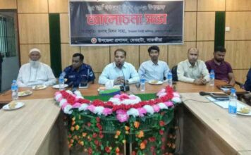 দেবহাটায় প্রশাসনের আয়োজনে ২৫ মার্চ গনহত্যা দিবসের আলোচনা সভা