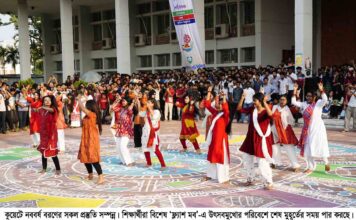 কুয়েটে নববর্ষ বরণের শেষ প্রস্তুতি সম্পন্ন, সাজ সাজ রব ক্যাম্পাসজুড়ে