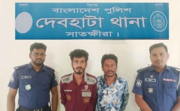 দেবহাটায় পুলিশের অভিযানে ৬ জন গ্রেফতারি পরোয়ানাভুক্ত আসামী আটক