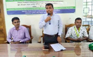 আশাশুনিতে ৭৫ উপকারভোগীর মাঝে বসত বাড়িভিত্তিক সবজি বাগানের উপকরণ বিতরণ
