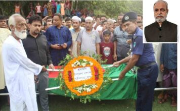 পাইকগাছার সাবেক ইউপি চেয়ারম্যান ও বীর মুক্তিযোদ্ধা আবুল কালাম আজাদের ইন্তেকাল: রাষ্ট্রীয় মর্যাদায় দাফন