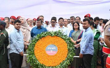 খুলনায় যথাযোগ্য মর্যাদায় জুলাই শহিদ দিবস পালন
