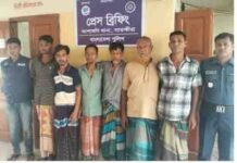 আশাশুনিতে পুলিশের অভিযানে গ্রেফতার ৬