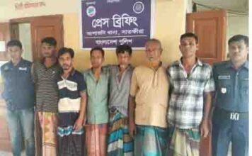 আশাশুনিতে পুলিশের অভিযানে গ্রেফতার ৬