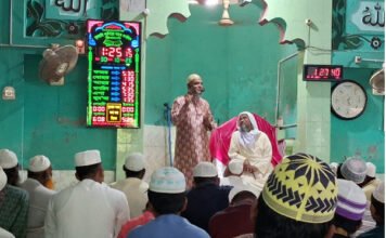 বুধহাটা পূর্বপাড়া জামে মসজিদে মাদক প্রতিরোধে আলোচনা সভা